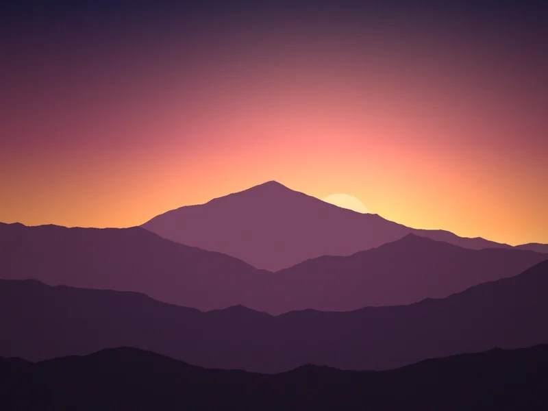 Une photo de paysage